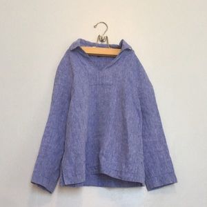 Linen tunic top